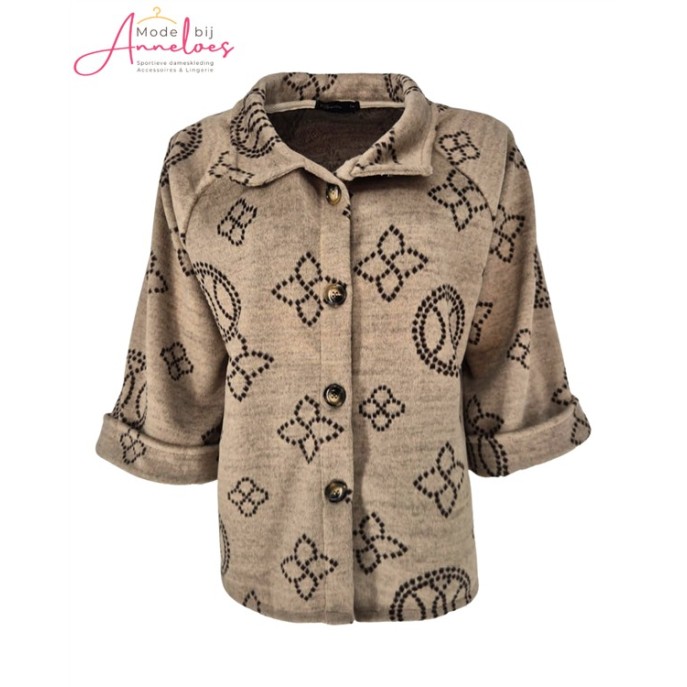 FOS Jasje Aveline 7902 Dotted Beige